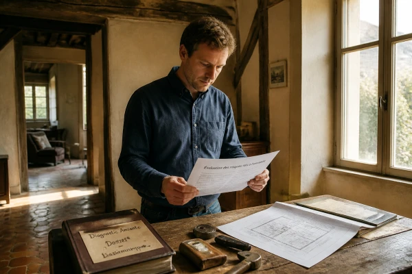 Risques de l'amiante dans les maisons anciennes : santé et obligation légale